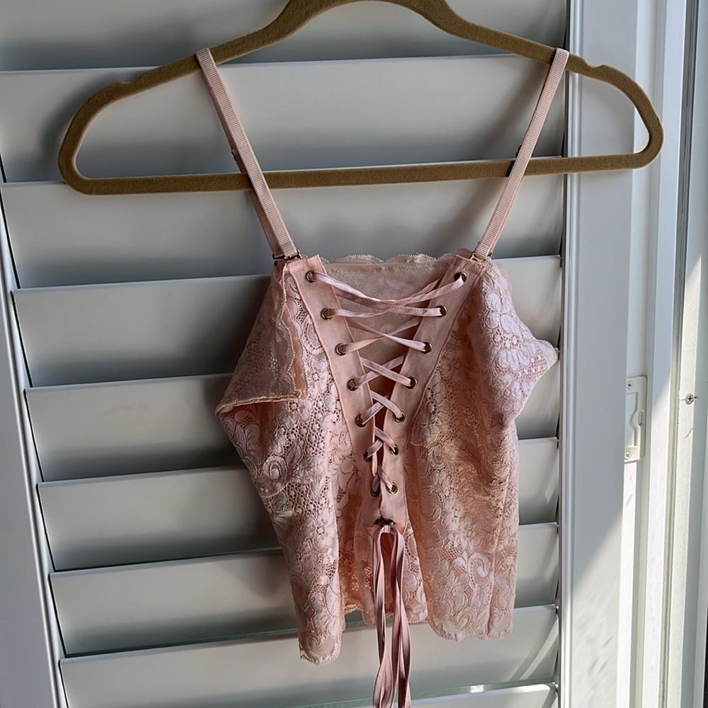 We are hah lace top